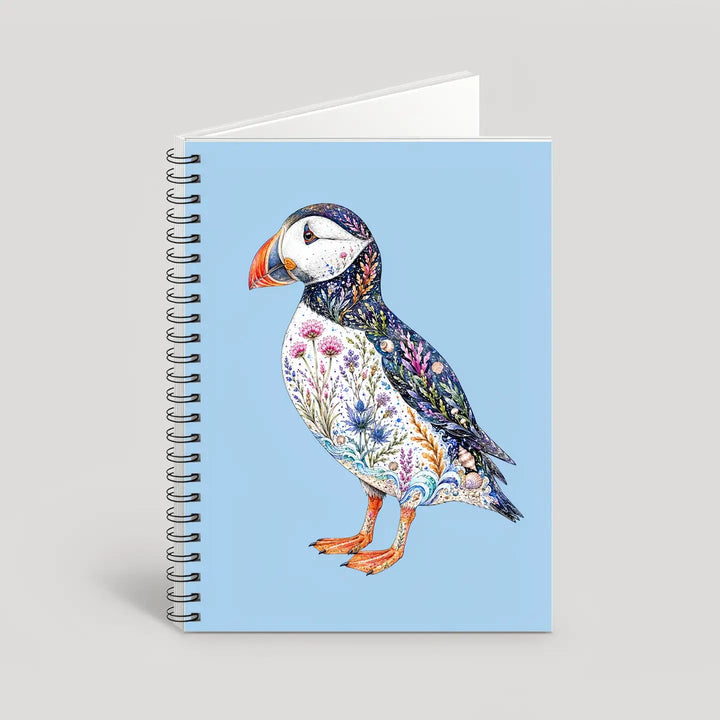 Jenn Winnett Eco Artist - Puffin Notebook