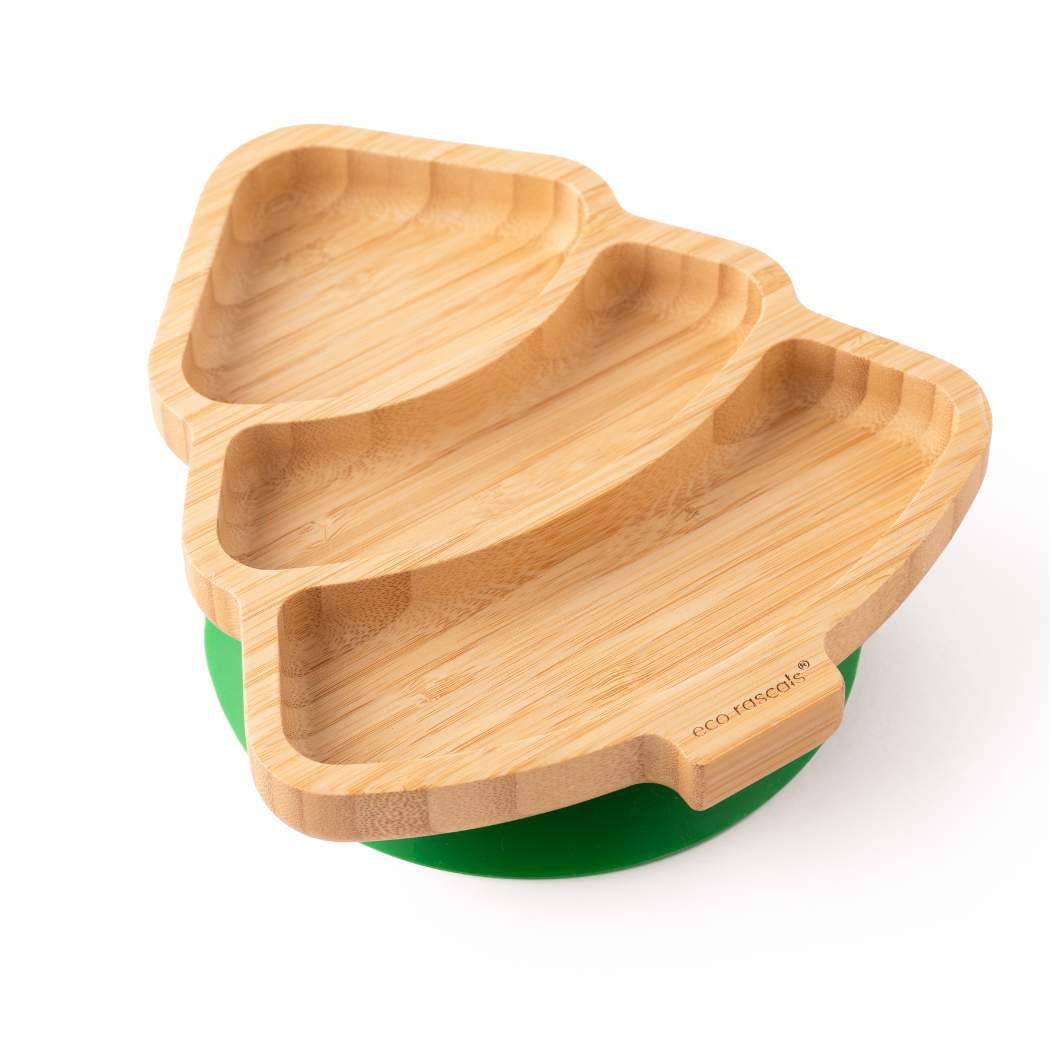 eco rascals - Christmas Tree Bamboo Suction Plate