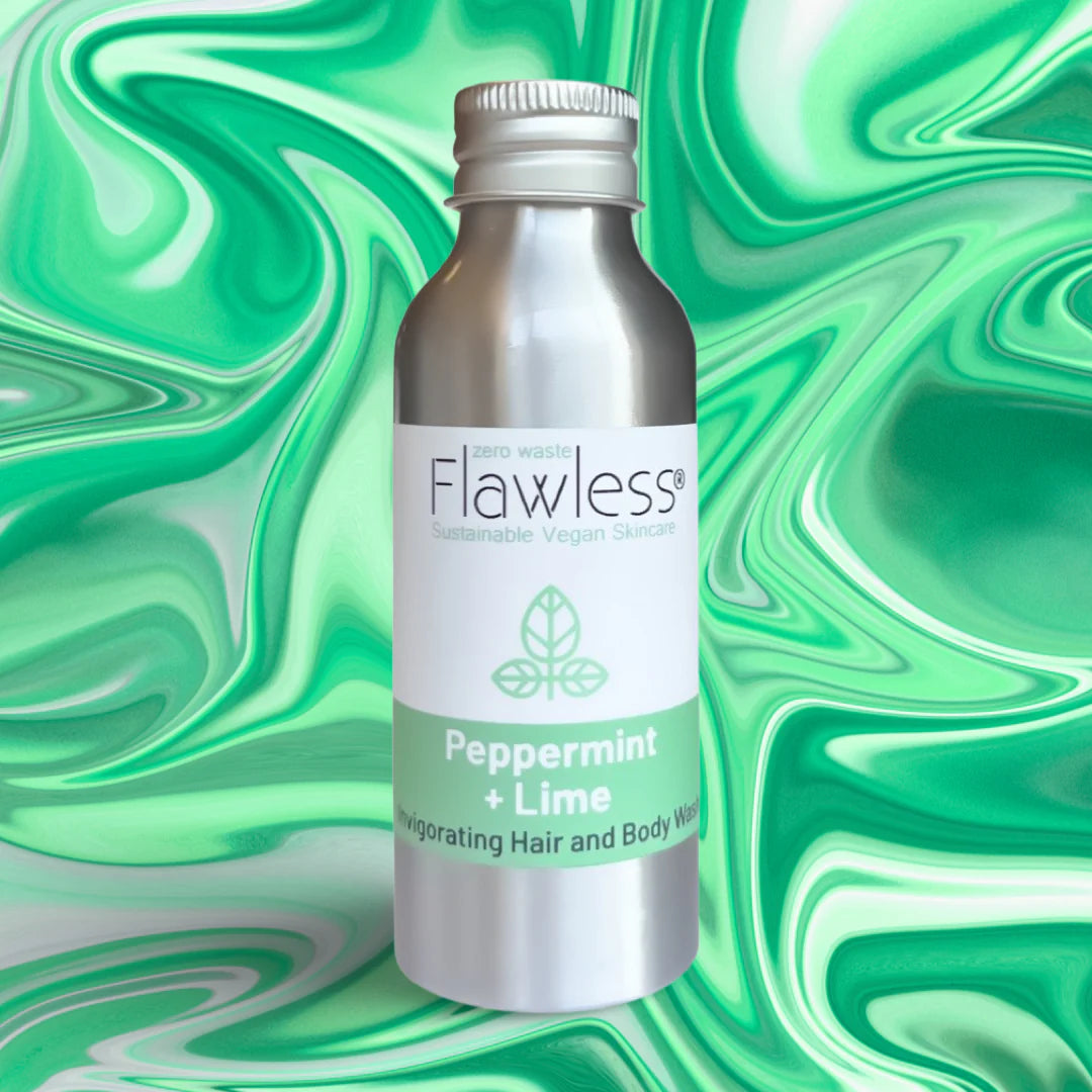 Flawless - Men's Hair & Body Wash, Peppermint & Lime 30ml