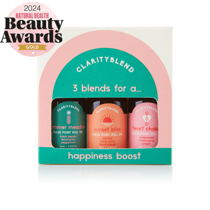 Clarity Blend - Happiness Boost Aromatherapy Roll On Set