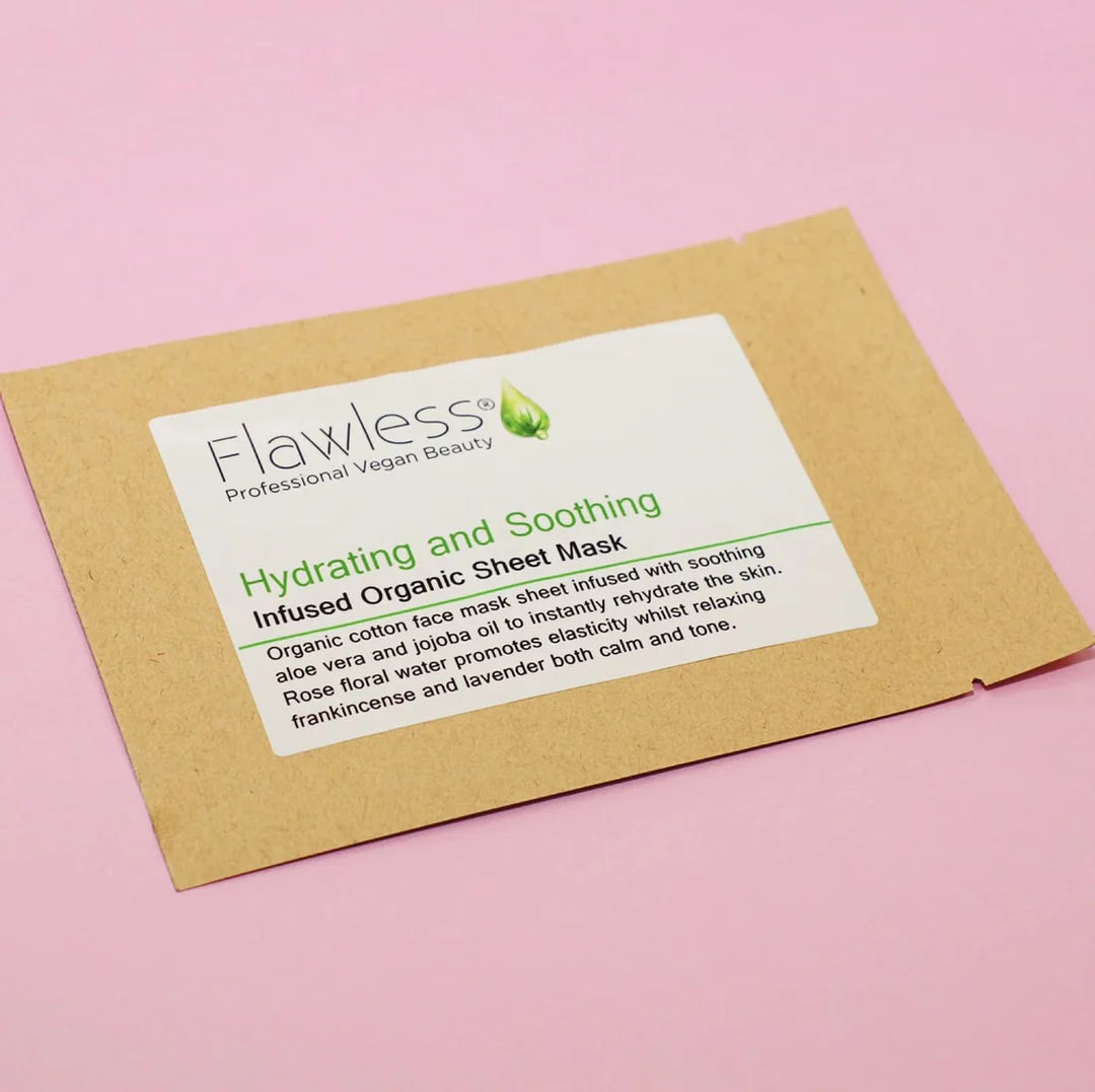 Flawless - Hydrating Rose and Frankincense Facial Sheet Mask