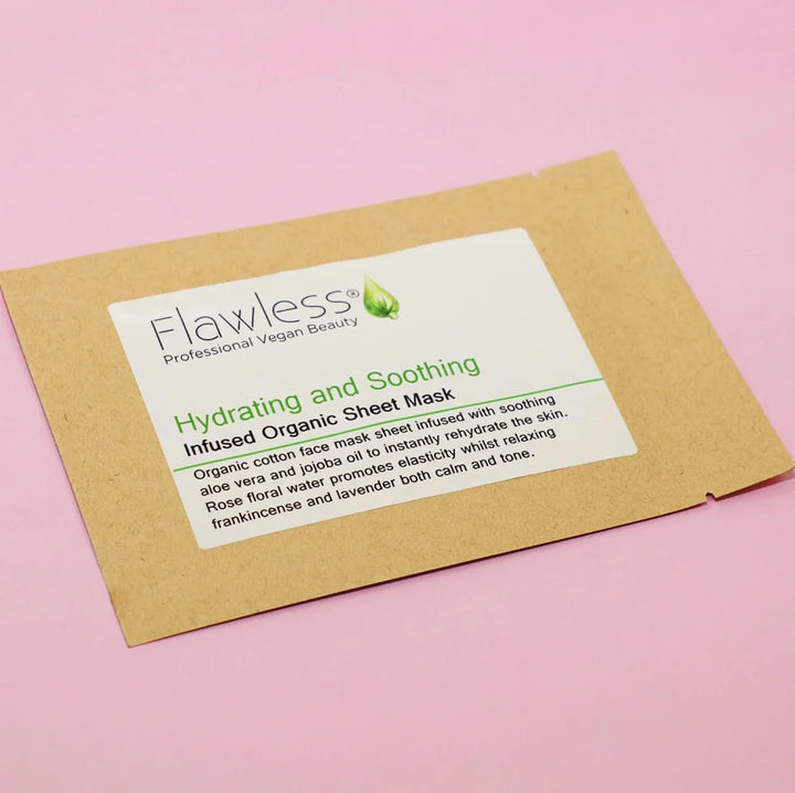 Flawless - Hydrating Rose and Frankincense Facial Sheet Mask