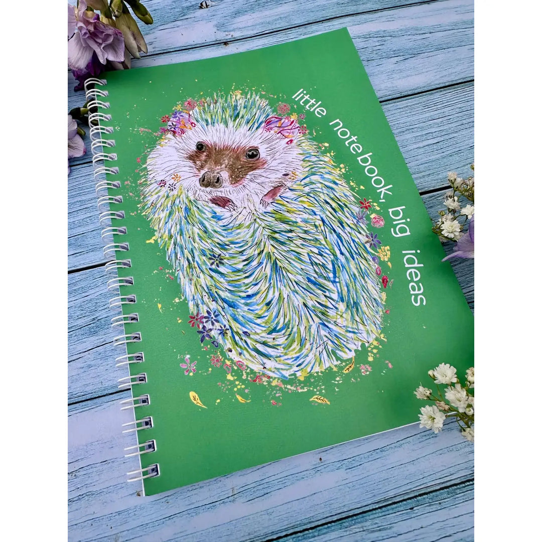 Jenn Winnett Eco Artist - Hedgehog Notebook