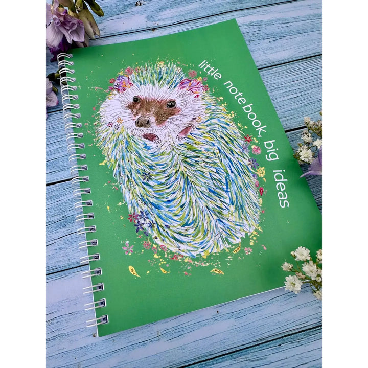 Jenn Winnett Eco Artist - Hedgehog Notebook