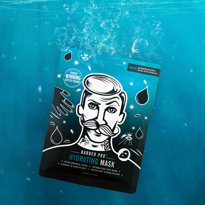 Barber Pro - Hydrating Mask - Biodegradable Mask and Packaging