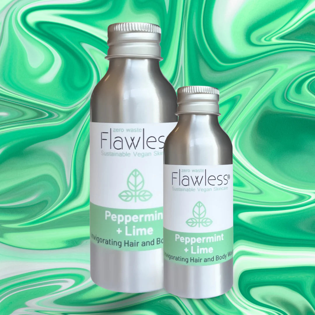 Flawless - Men's Hair & Body Wash, Peppermint & Lime 30ml