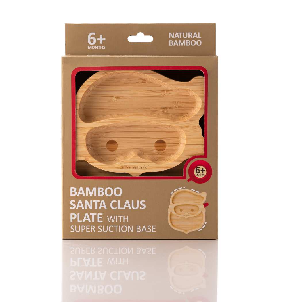 eco rascals - Santa Bamboo Suction Plate