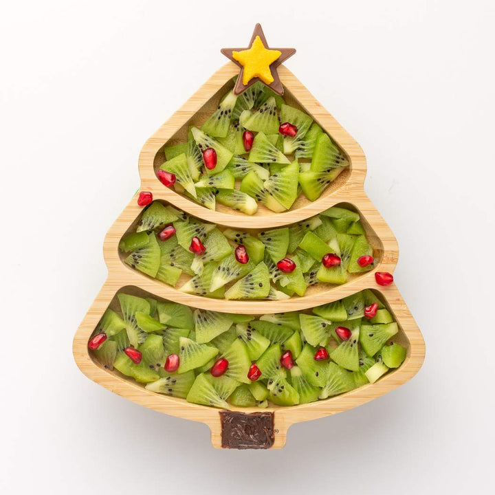 eco rascals - Christmas Tree Bamboo Suction Plate