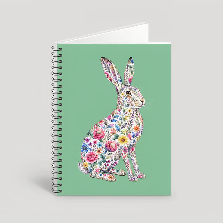 Jenn Winnett Eco Artist - Hare Wild Bloom Notebook