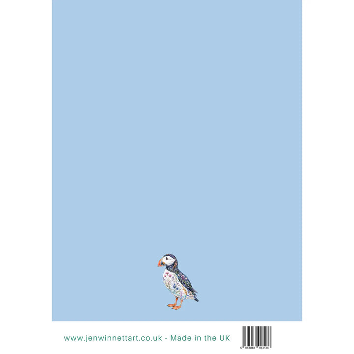 Jenn Winnett Eco Artist - Puffin Notebook