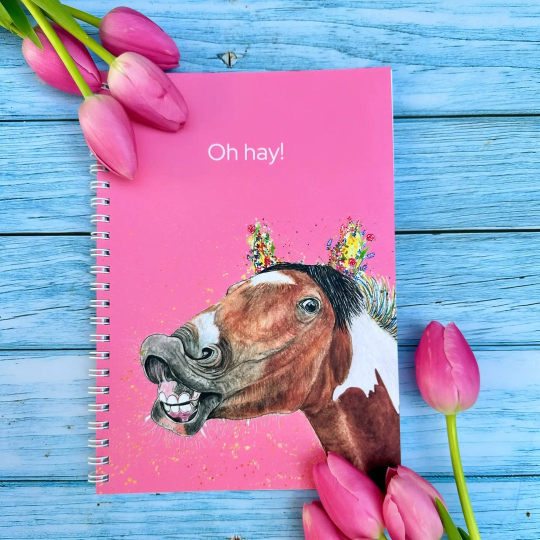 Jenn Winnett Eco Artist - Jester the Horse Notebook