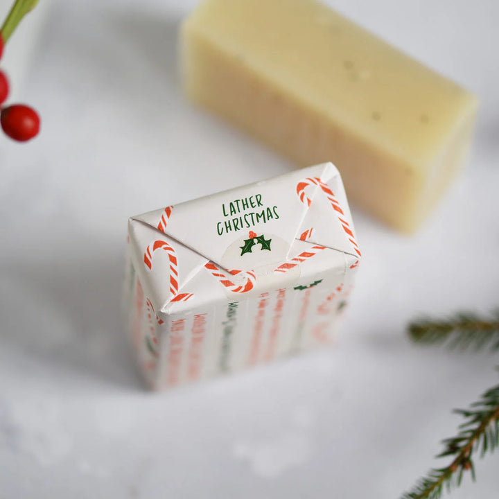 Paper Plane - Candy Cane Christmas Soap