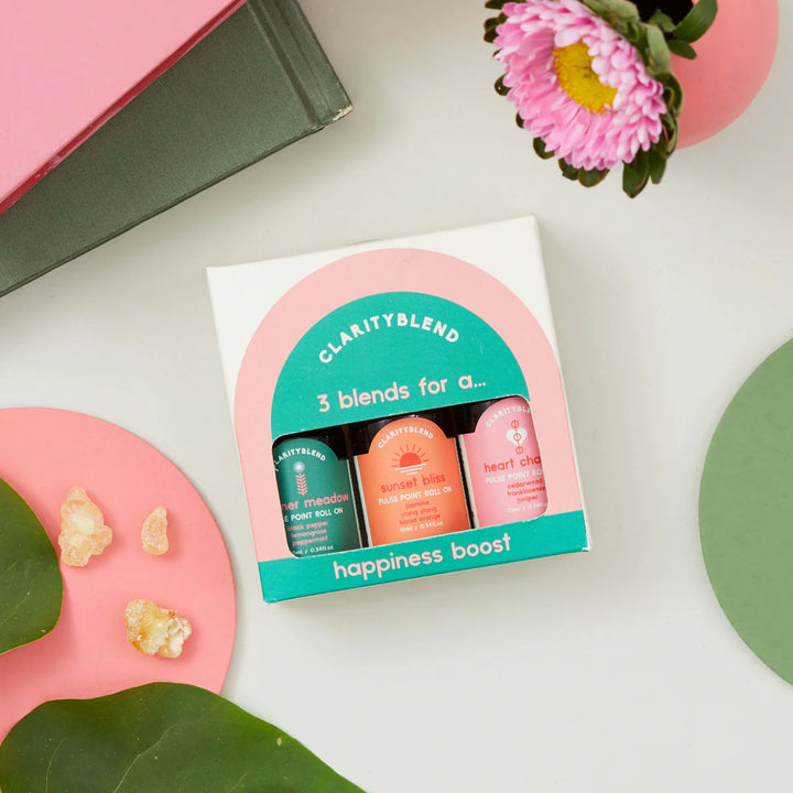 Clarity Blend - Happiness Boost Aromatherapy Roll On Set