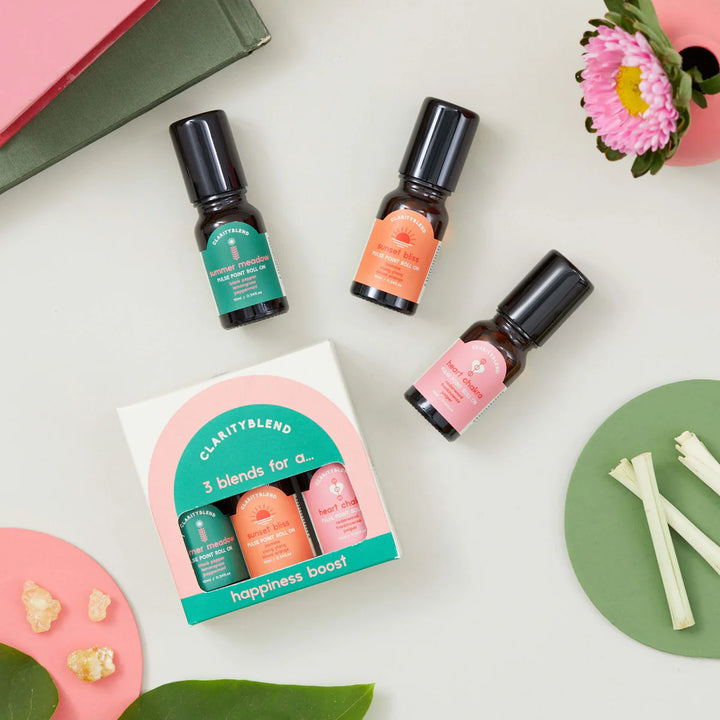 Clarity Blend - Happiness Boost Aromatherapy Roll On Set