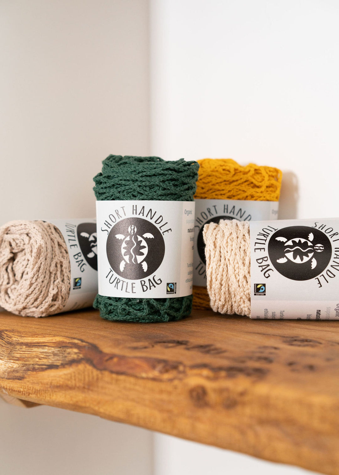 Turtle Bags - Organic Short Handled String Bag, Sunflower