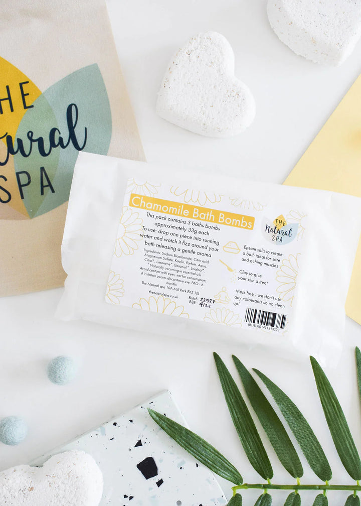 The Natural Spa - Chamomile Aromatherapy Bath Bombs