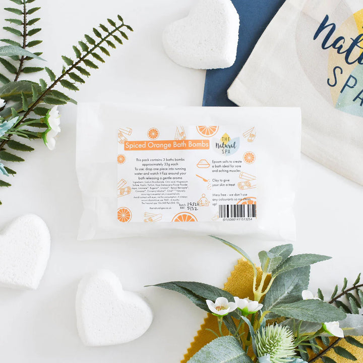 The Natural Spa - Spiced Orange Aromatherapy Bath Bombs