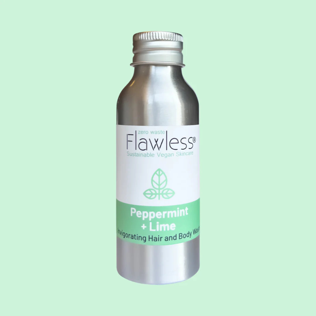 Flawless - Men's Hair & Body Wash, Peppermint & Lime 30ml