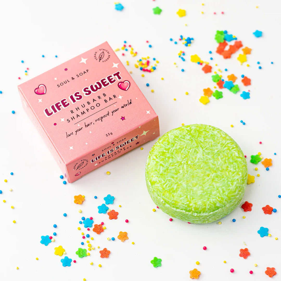 Soul and Soap - Life is Sweet, Rhubarb Shampoo Bar