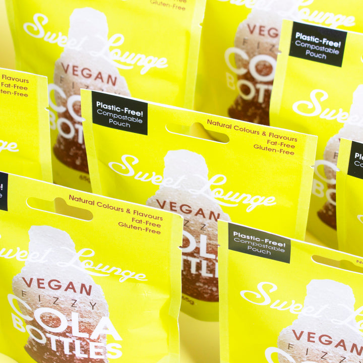 The Sweet Lounge - Vegan Fizzy Cola Bottles (Plastic-Free)
