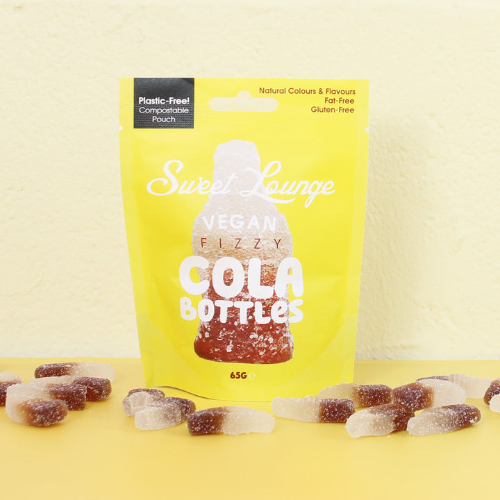 The Sweet Lounge - Vegan Fizzy Cola Bottles (Plastic-Free)