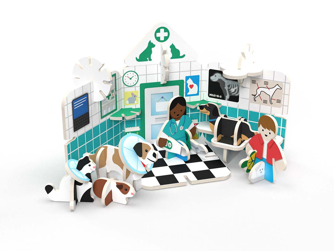 Mini Vets Playset - PlayPress