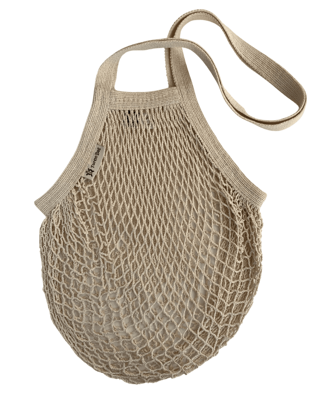 Turtle Bags - Organic Long Handled String Bag, Natural