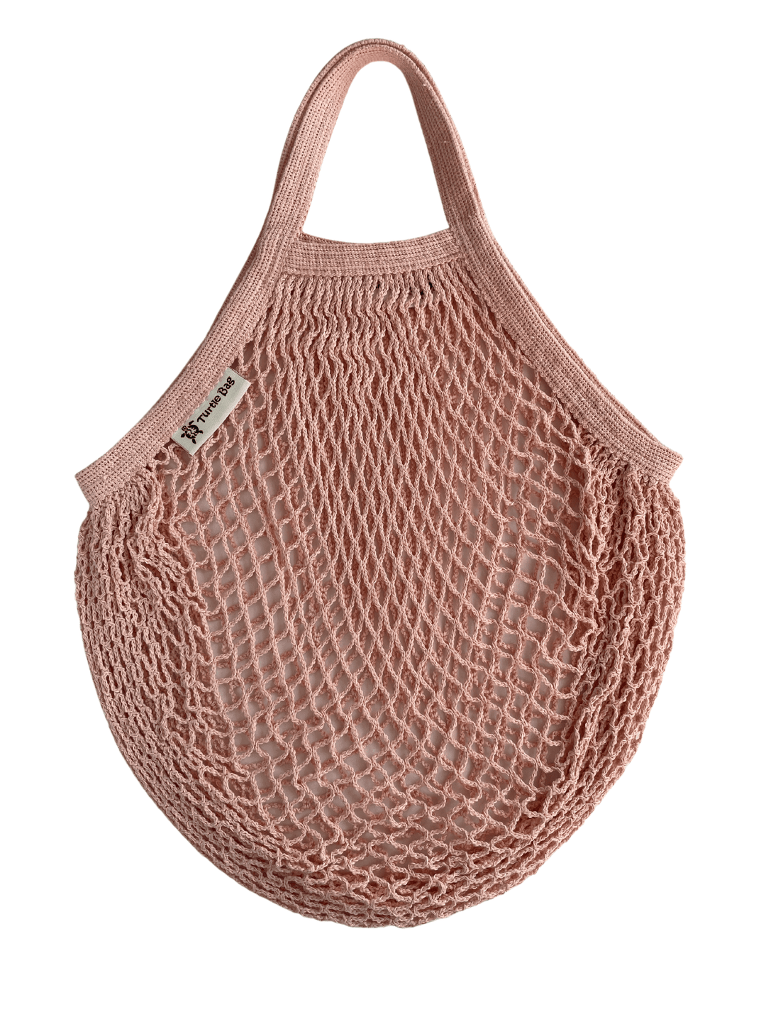 Turtle Bags - Organic Short Handled String Bag, Blush