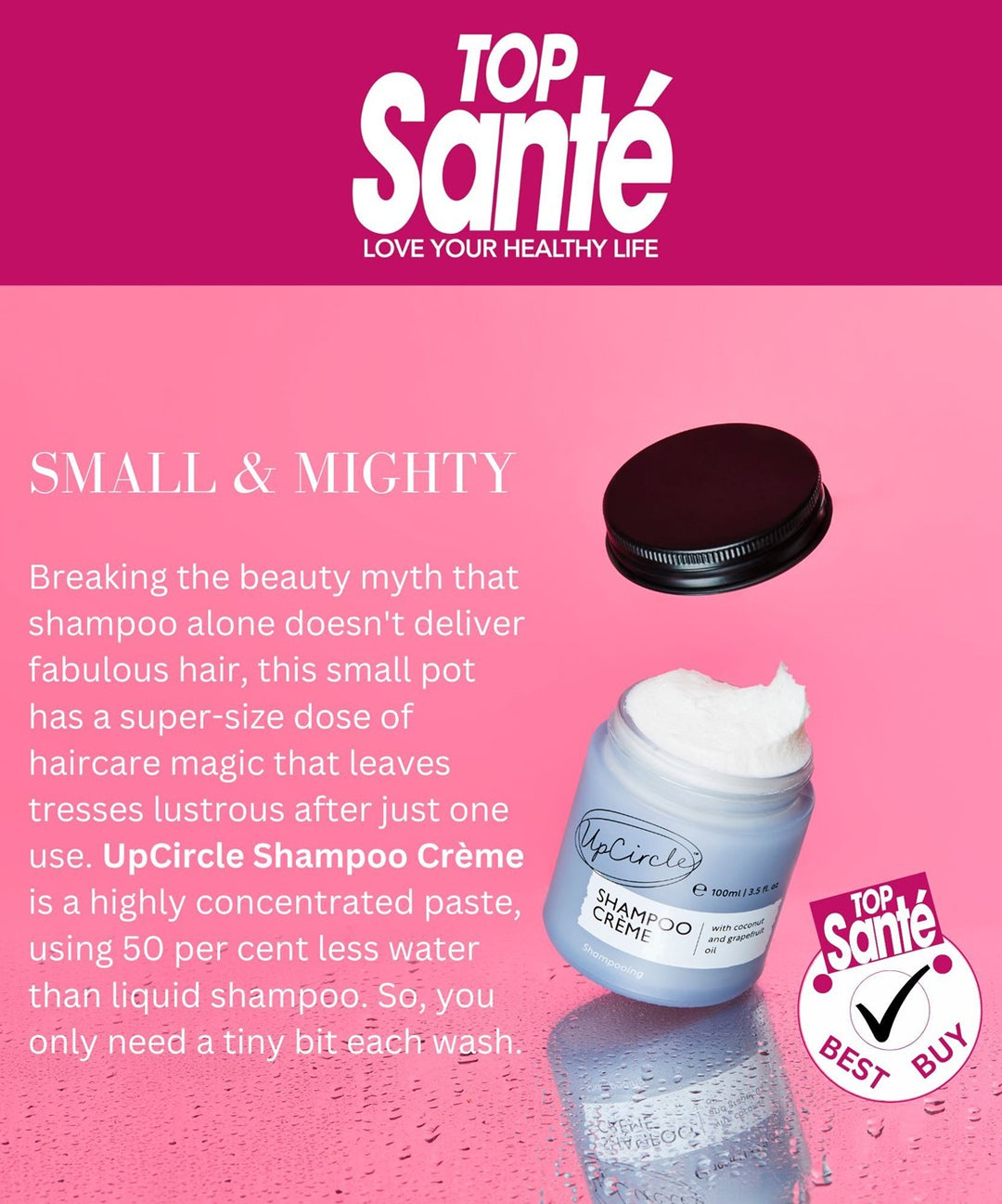 Upcircle - Shampoo Crème with Pink Berry - For All Hair Types