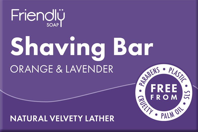 Friendly Soap - Orange & Lavender Shaving Bar