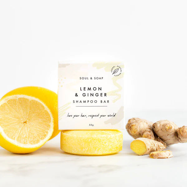 Soul & Soap - Lemon & Ginger Shampoo Bar