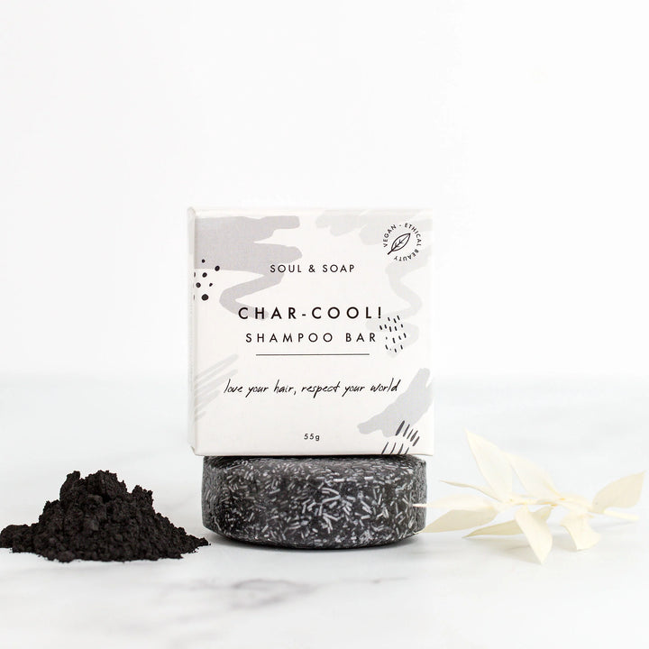 Soul & Soap - Char-Cool Shampoo Bar