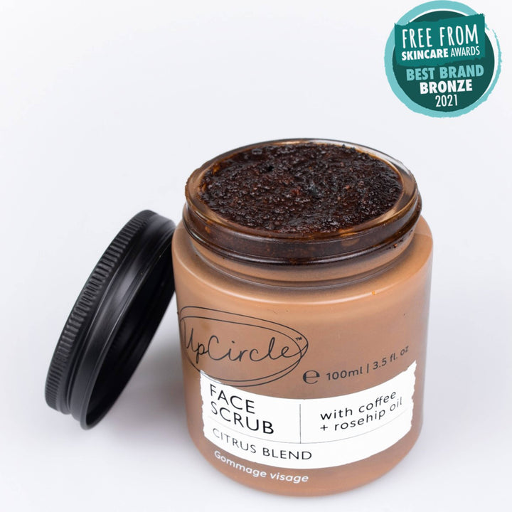 Upcircle - Coffee Face Scrub – Citrus Blend for Dry Skin