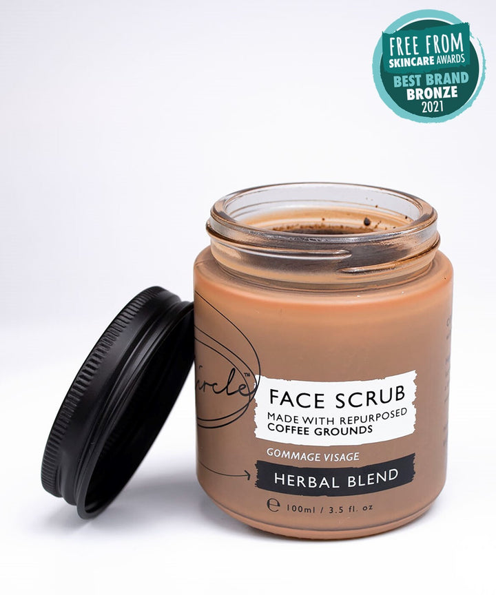 Upcircle - Coffee Face Scrub – Herbal Blend for Acne