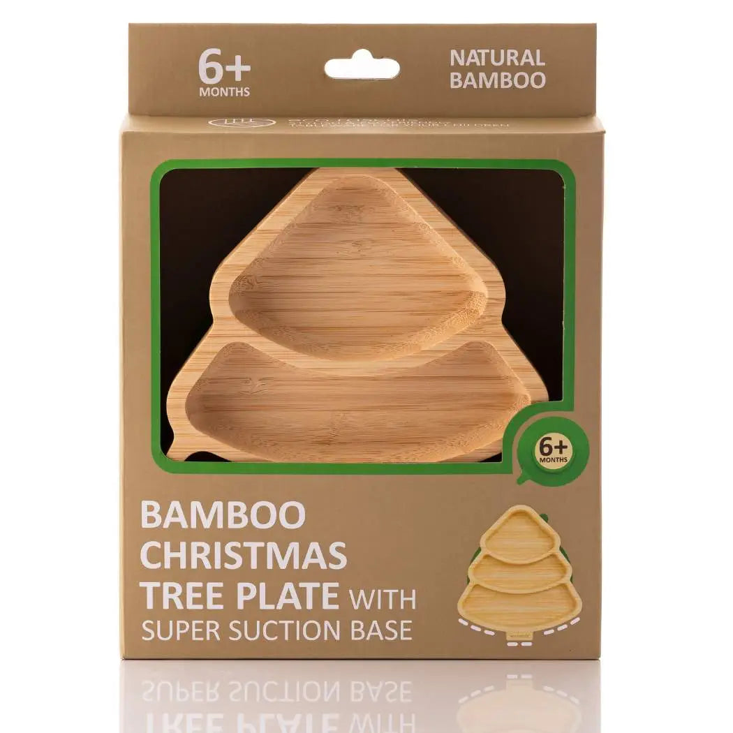 eco rascals - Christmas Tree Bamboo Suction Plate