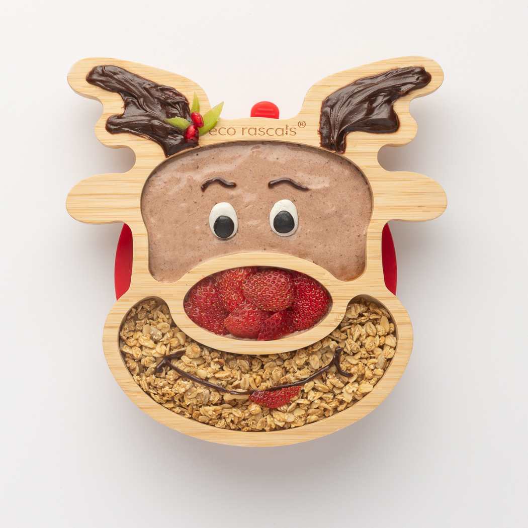 eco rascals - Reindeer Bamboo Suction Plate