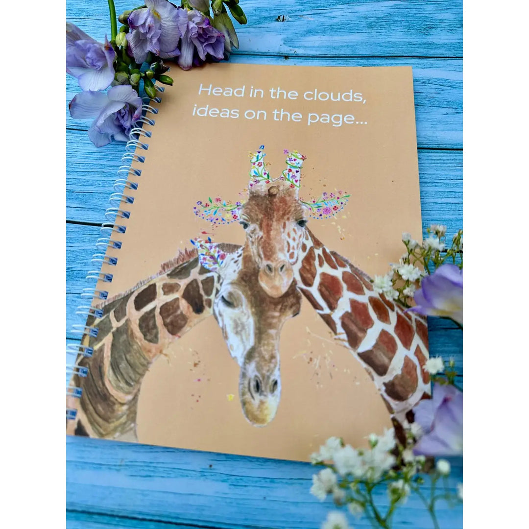 Jenn Winnett Eco Artist - Giraffe Notebook