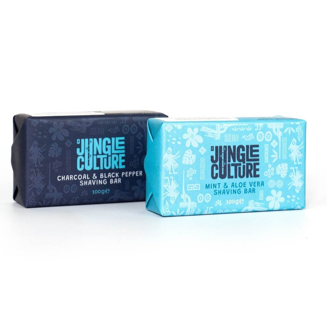 Jungle Culture - Shaving Soap Bar, Charcoal and Black Pepper