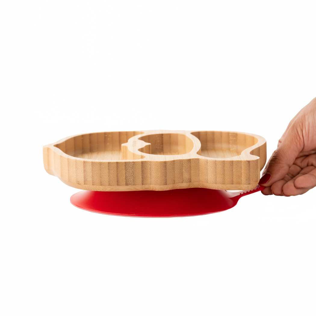 eco rascals - Santa Bamboo Suction Plate