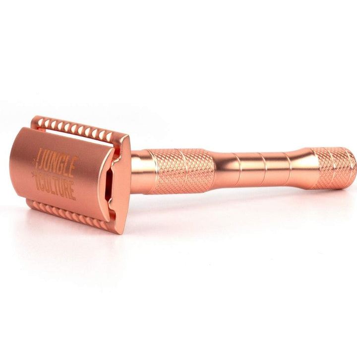 Jungle Culture - Chrome Unisex Safety Razor, Rose Gold