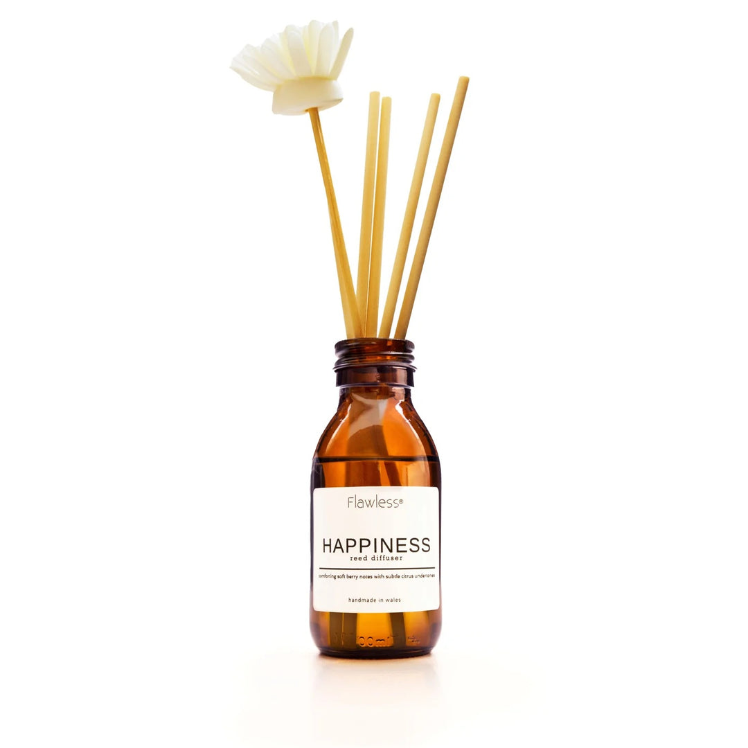 Flawless - Happiness Reed Diffuser - Bergamot, Blackcurrant and Cypress