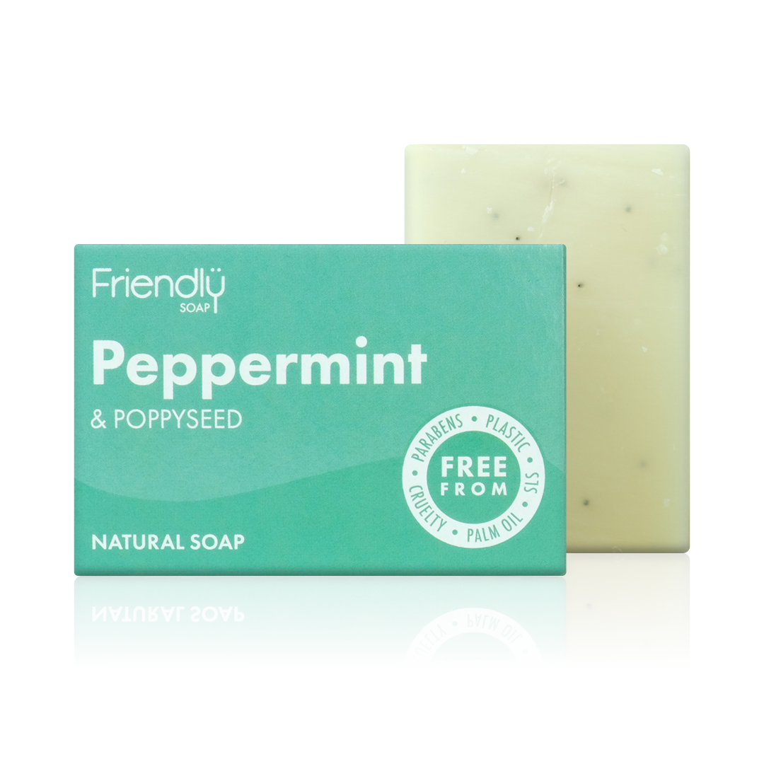 Friendly Soap - Peppermint & Poppyseed Soap Bar