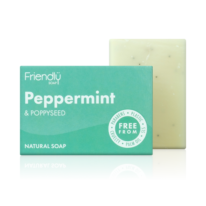 Friendly Soap - Peppermint & Poppyseed Soap Bar