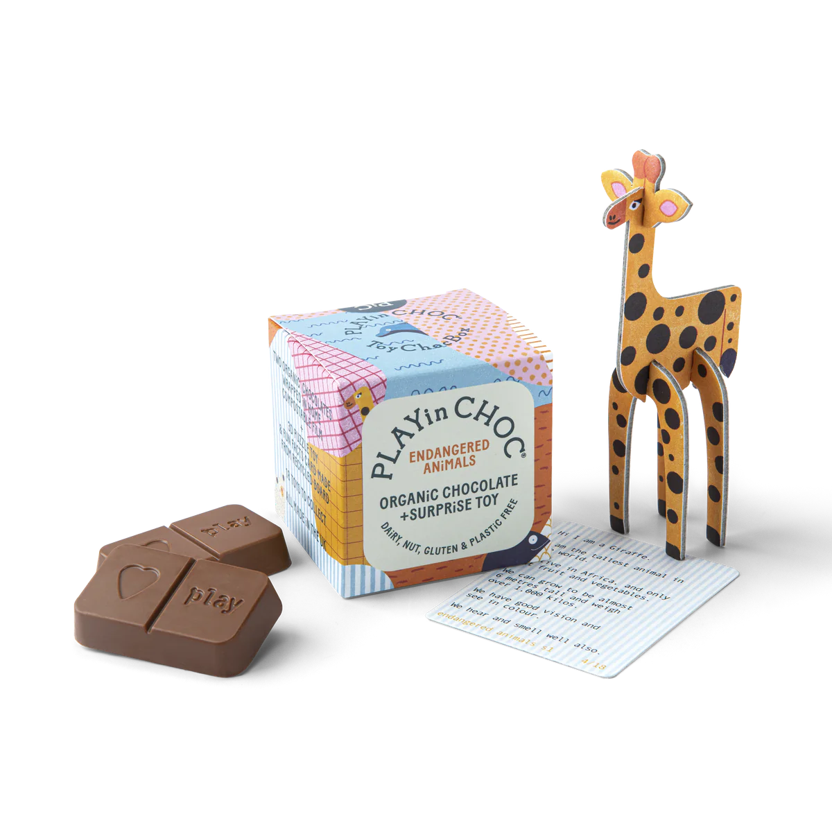PLAYin CHOC - ToyChoc Box® ENDANGERED ANiMALS – Eco Planet Shop