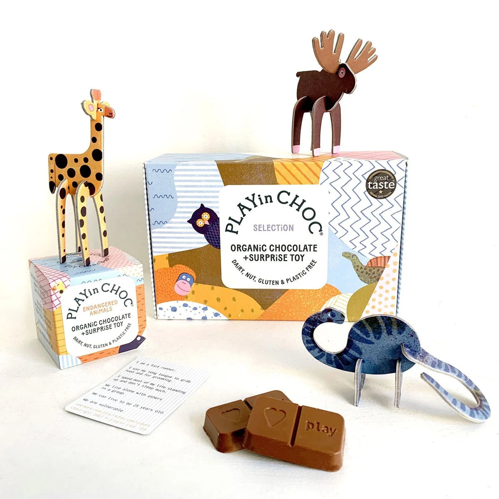 Playing Choc PLAYin CHOC Vegan, Organic and Allergy-Free Chocolate Toys – Eco Planet ...