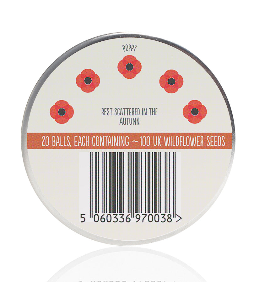 Seedball - Poppy Tin